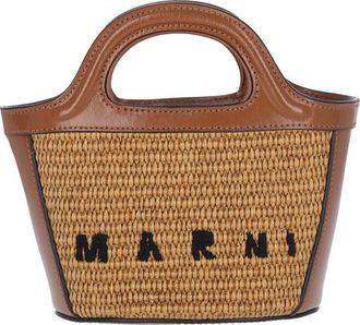 Marni Tropicalia Mini Bag, In Brown Leather
