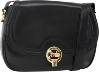 Celine Pre-owned Cross Body Bags, female, Black, Size: ONE SIZE Pre-owned Vintage Shoulder Bag