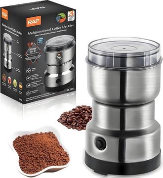 OEM Molinillo De Caf&eacute; El&eacute;ctrico Multifuncional, Con Cuchillas De Acero Inoxidable 18/10, Dise&ntilde;o Ligero Y Apto Para Granos De Caf&eacute;, Especias Y Hierbas