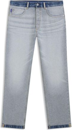 HUGO BOSS Regular-fit jeans in inside-out denim