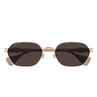 Gucci Sunglasses Gg1593 S 003 Gold/Purple Unisex