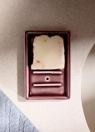 Mango Dispenser sapone ceramica craquel&eacute; ciliegia - Home - Taglia unica - MANGO HOME