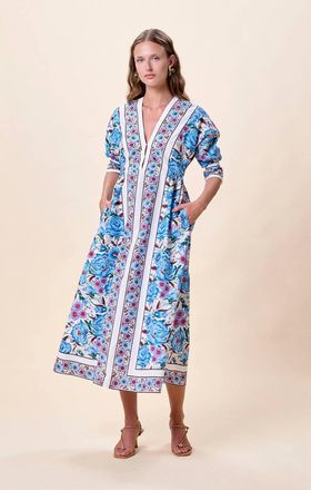 Cleobella Womens Blanche Midi Dress In Fluora