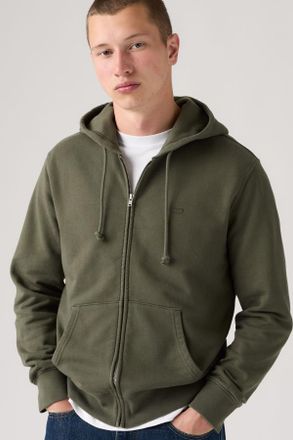 Levi's New Original Zip Up Hoodie - Hombre - 2XL - Green / Deep Depths