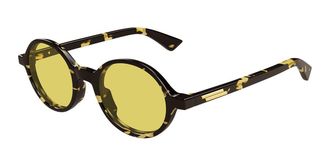 Bottega Veneta BV1430S 002 Mens Sunglasses Tortoiseshell Size 48