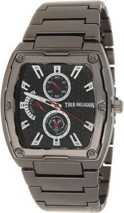 True Religion Chronograph Bracelet Watch, 43mm in Black at Nordstrom Rack