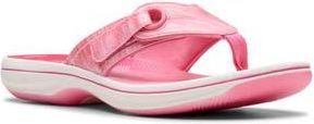Clarks Breeze Reyna Flip Flop in Pink Ombre at Nordstrom Rack, Size 10