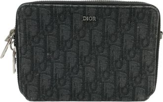 Dior Pre-owned Fabric dior-bags - Heren - Vintage Schoudertas - Blauw - ONE Size - Vintage