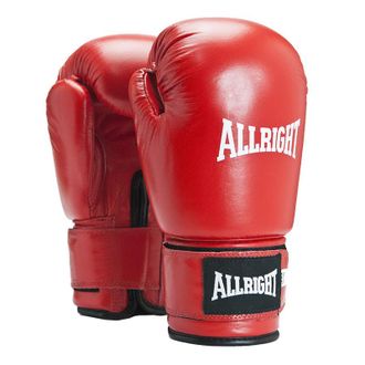 OEM Guantes De Boxeo Profesionales De Alta Calidad 10 Oz Allright 1119 Rojos