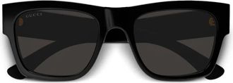 Gucci Occhiali da sole squadrati - Nero