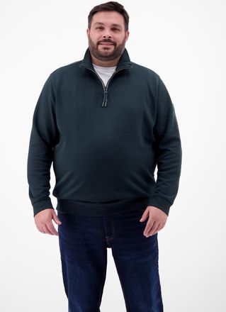 Lerros Sweatshirt LERROS Sweattroyer in &Uuml;bergr&ouml;ssen, Herren, Gr. 6XL, blau (classic navy), 90% Baumwolle, 10% Polyester, Sweatshirts Sweatshirt