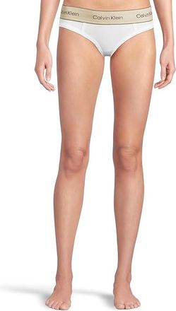 Calvin Klein Underwear Heritage Cotton Stretch Bikini Womens Underwear White : LG (Womens 12-14), Cotton/Elastane