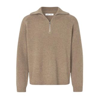 Sams&oslash;e & Sams&oslash;e Truien & Vesten, Heren, Beige, S, Wol, Sarick Turtleneck