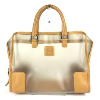 Loewe Tweedehands leren handtassen - Dames - Vintage Handtas - Grijs - ONE Size - Leer - Vintage