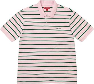 SUPREME FW26 Stripe Polo Pink SUP-FW26-090-PNK