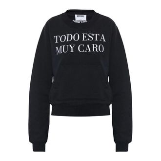 Moschino Mujer, Sudaderas, Negro, Talla: XS