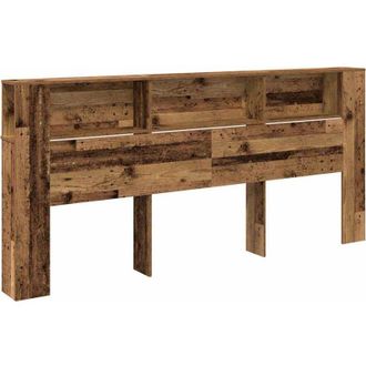 vidaXL Testata con Armadio Legno Antico 220x18,5x104,5 cm - Vidaxl