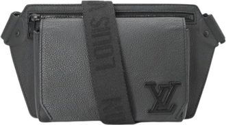 Louis Vuitton Pre-owned Belt Bags, male, Black, Size: ONE SIZE Pre-owned Vintage Shoulder Bag