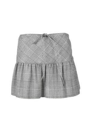 Alessandra Rich Mini Skirt - Black/White