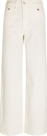 Paige Anessa Wide-leg Jeans - White - 27 (W27 / UK8-10 / S)