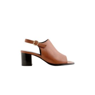 Maison Toufet Schoenen, Dames, Bruin, 40 EU, Leer, Sandale Ang&egrave;le