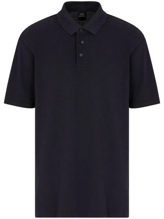 A|X Armani Exchange cotton polo shirt - Blue