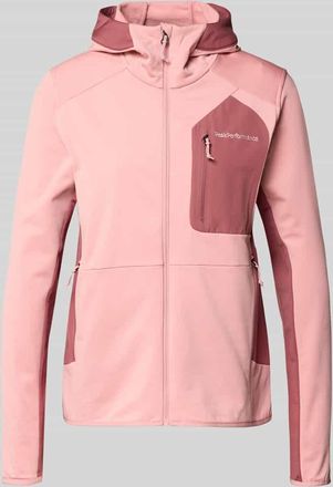 Peak Performance Jacke mit Logo-Stitching in Rosa, Gr&ouml;&szlig;e XL