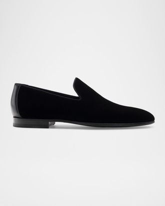 Magnanni Men & apos;s Jareth Velvet Venetian Loafers