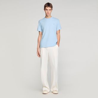 Sandro T-shirt with double S patch