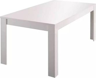 Dmora Dmora - Mesa Extensible Corbara, Consola Con Extensiones, Mesa De Comedor, Estante De Cocina Extensible, Made In Italy, 137x90 H79 Cm, Blanco Brillant