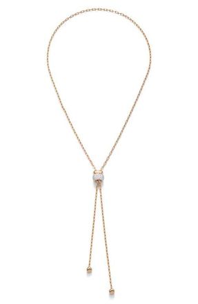 POMELLATO Iconica Bolo Necklace in Rose Gold /White Gold at Nordstrom