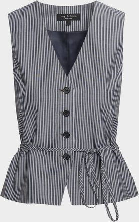 Rag & Bone Paulette Stripe Vest