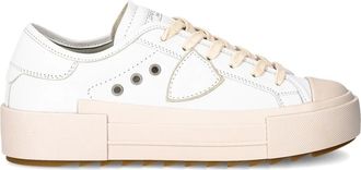 Philippe Model Sneakers Paris Haute Tennis - Dames - Sneakers - Wit - 40 EU - Katoen - Schoenen