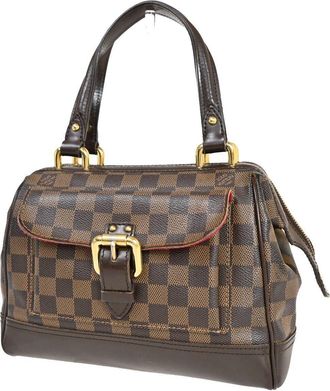 Louis Vuitton Knightsbridge Brown Canvas Handbag (Pre-Owned)