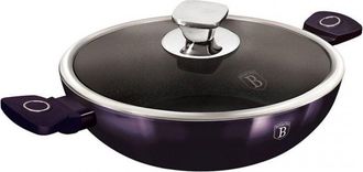 Berlinger Haus Wok Con Revestimiento De Titanio De 30 Cm Y 4 L Berlinger Haus Purple Eclipse Bh-7114