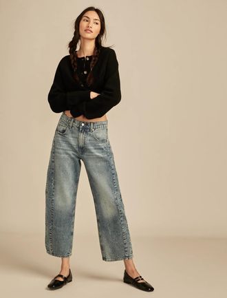 Lucky Brand Womens Barrel Leg