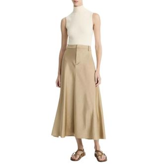 Vince Dames, Rokken, Beige, Maat: XS Satijn
