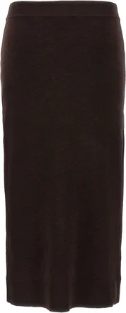 Victoria Beckham Bottoni Midi Skirt