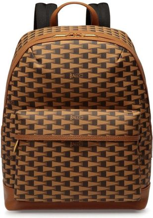 Bally Pennant leather backpack - men - Bovine Leather (top grain)/Thermoplastic Polyurethane (TPU) - OS - Brown