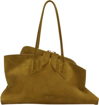 The Attico Shoulder Bags, female, Green, Size: ONE SIZE La Passeggiata Medium Top Handle Bag