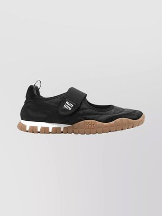 Miu Miu technical fabric ballerinas