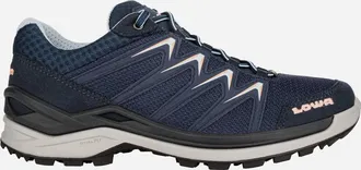 Lowa Womens Innox Pro Gtx Lo Hiking Shoes In Navy/salmon