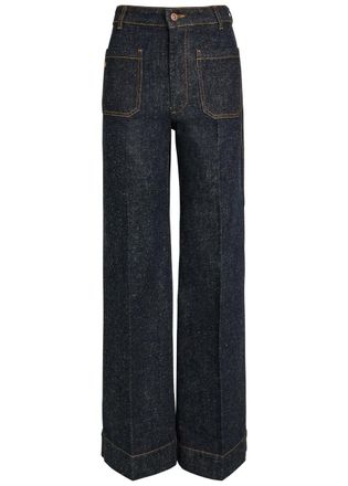 Victoria Beckham Alina Flared-leg Jeans - Indigo - 27 (W27 / UK8-10 / S)