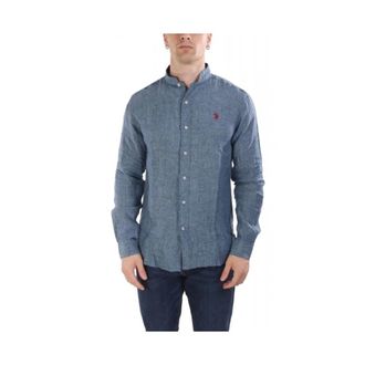 U.S.Polo Association U.s. Polo Assn - Shirts > Casual Shirts - Heren - Casual Overhemden - Blauw - M - Overhemden