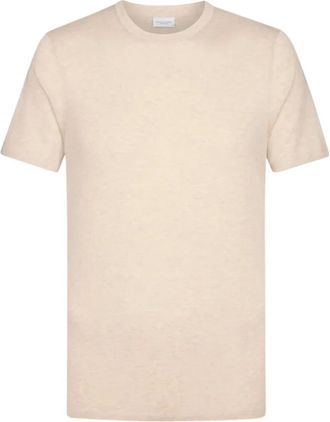 Profuomo Heren, Tops, Beige, Maat: 2XL