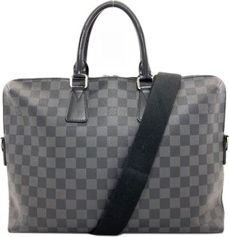 Louis Vuitton Damier Canvas Damier Canvas Briefcase (Pre-Owned)