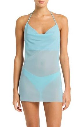 Bond-Eye Naomi Cover-Up Minidress in Plume Mesh at Nordstrom Rack, Size X-Small/small