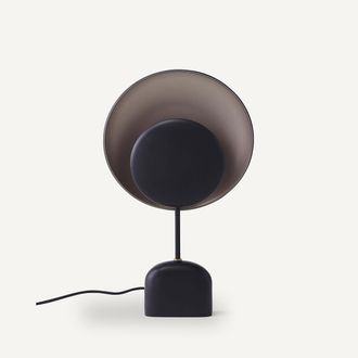AM.PM Tafellamp in zwart en mokka metaal, Naton