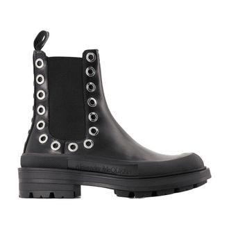 Alexander McQueen Tread Slick Ankle Boots