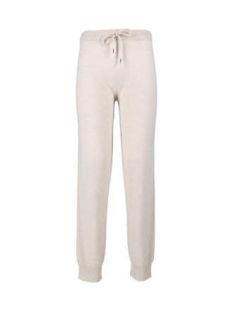 Kangra Cashmere Nahtlose Jogginghose aus Kangra-Kaschmir mit Kordelzug